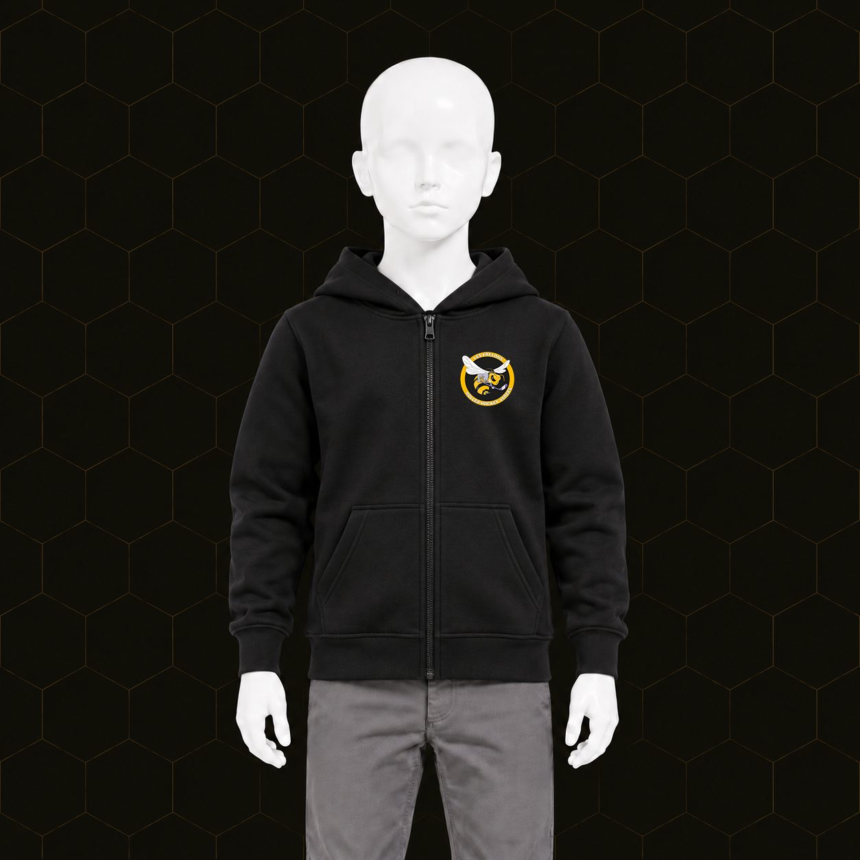 Sweat zippé à capuche enfant